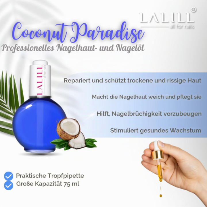 Oliwka do paznokci i skórek 75ml Coconut Paradise AMZ