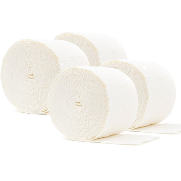 Waciki bezpyłowe 4 x rolka 500 szt. (2000 tys) w rolce 12-W AMAZON