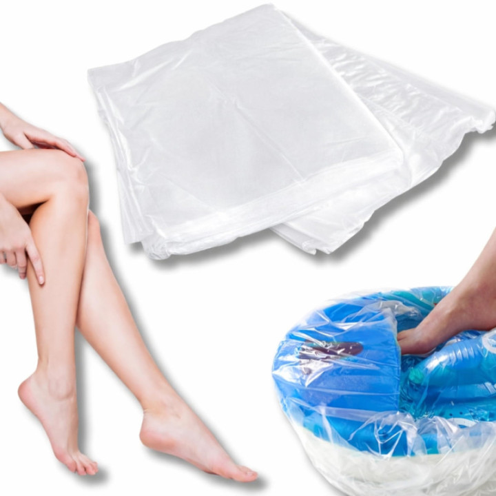 Worki torebki foliowe do miski pedicure - 50 szt. Amazon