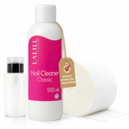 Zestaw AMAZON 4 Cleaner 500 ml + waciki 500 szt. + dozownik