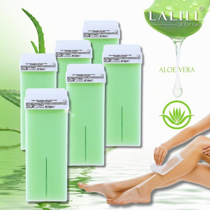 Zestaw wosk do depilacji 100ml aloesowy AMAZON Zestaw 6 sztuk