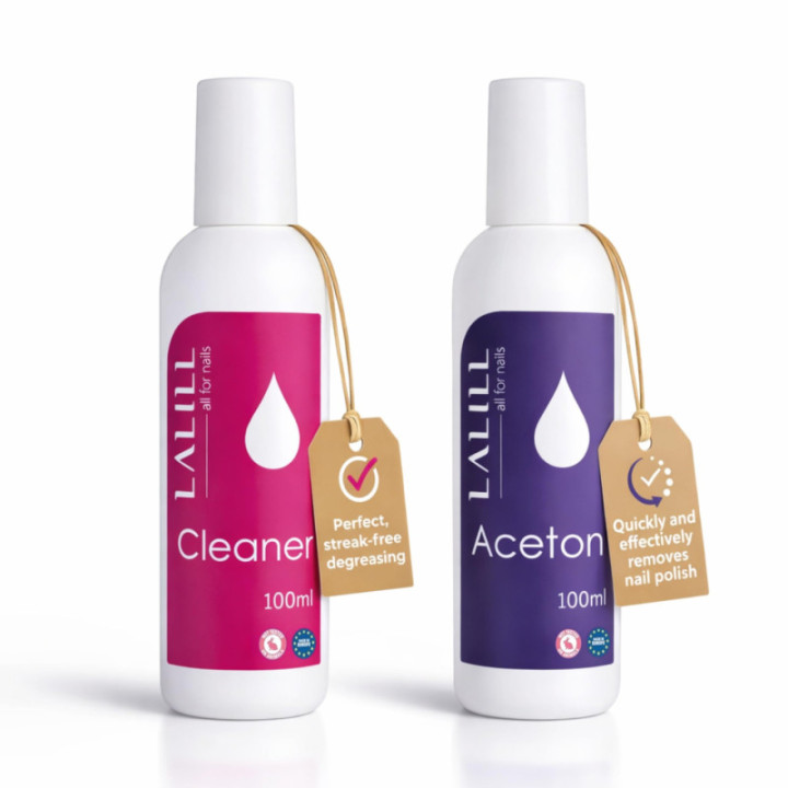 Cleaner LUX 100 ml + Aceton LUX 100 ml - ZESTAW