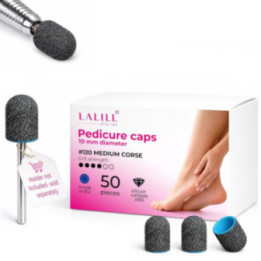 Nakładki kapturki grafitowe LUX ABS 10|120 50 szt. w pudełku AMZ