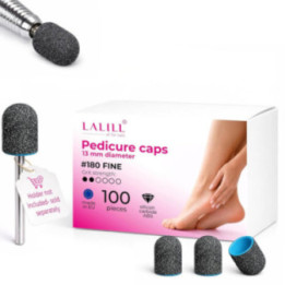 Nakładki kapturki grafitowe LUX ABS 13|180 100 szt. w pudełku AMZ