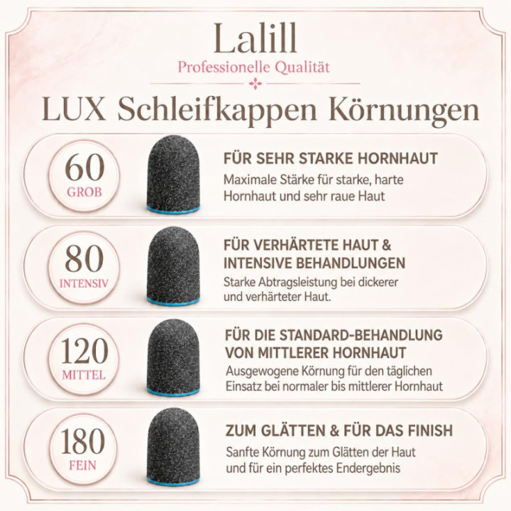 Nakładki kapturki grafitowe LUX ABS 13|80 100 szt. w pudełku AMZ